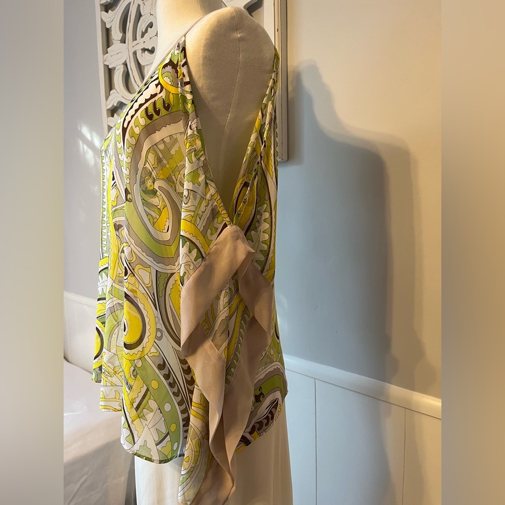 Light and airy cold shoulder top- by J.Lo